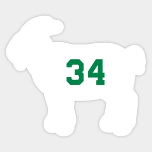 Paul Pierce Boston Goat Qiangy Sticker